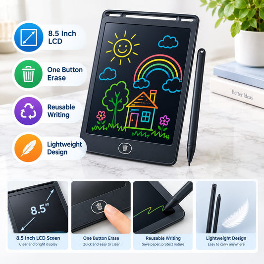 8.5-Inch LCD Writing Tablet with Stylus Pen
