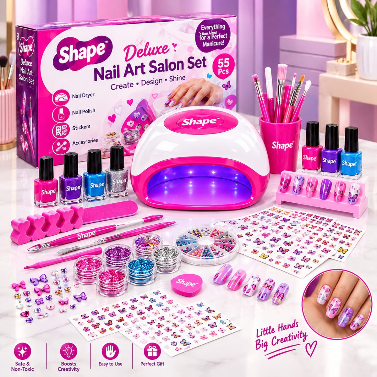 Deluxe Nail Art Salon Set