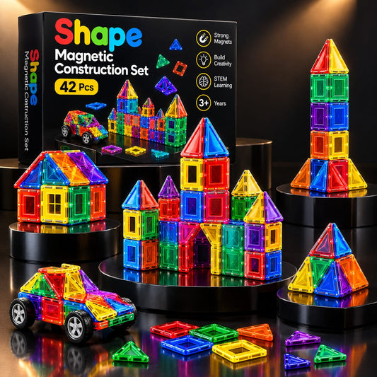 Magnetic Construction Set (42 Pcs)