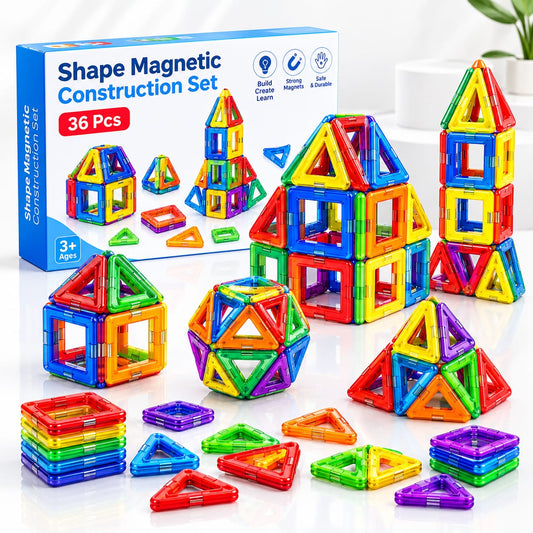 Magnetic Construction Set (36 Pcs)