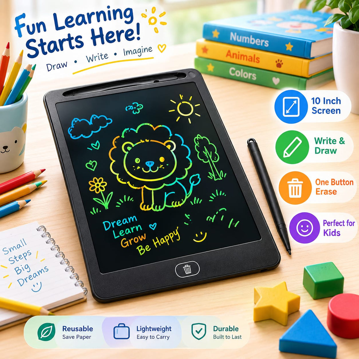 10-Inch LCD Writing Tablet