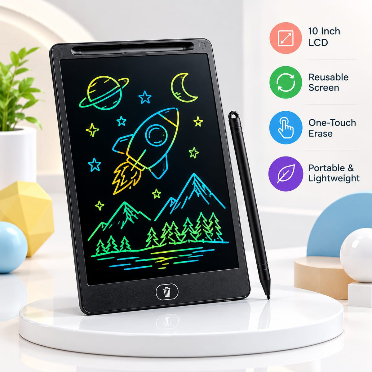 10-Inch LCD Writing Tablet